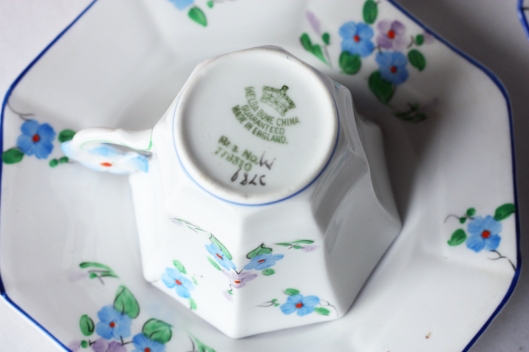 A picture of a Melba vintage china tea set